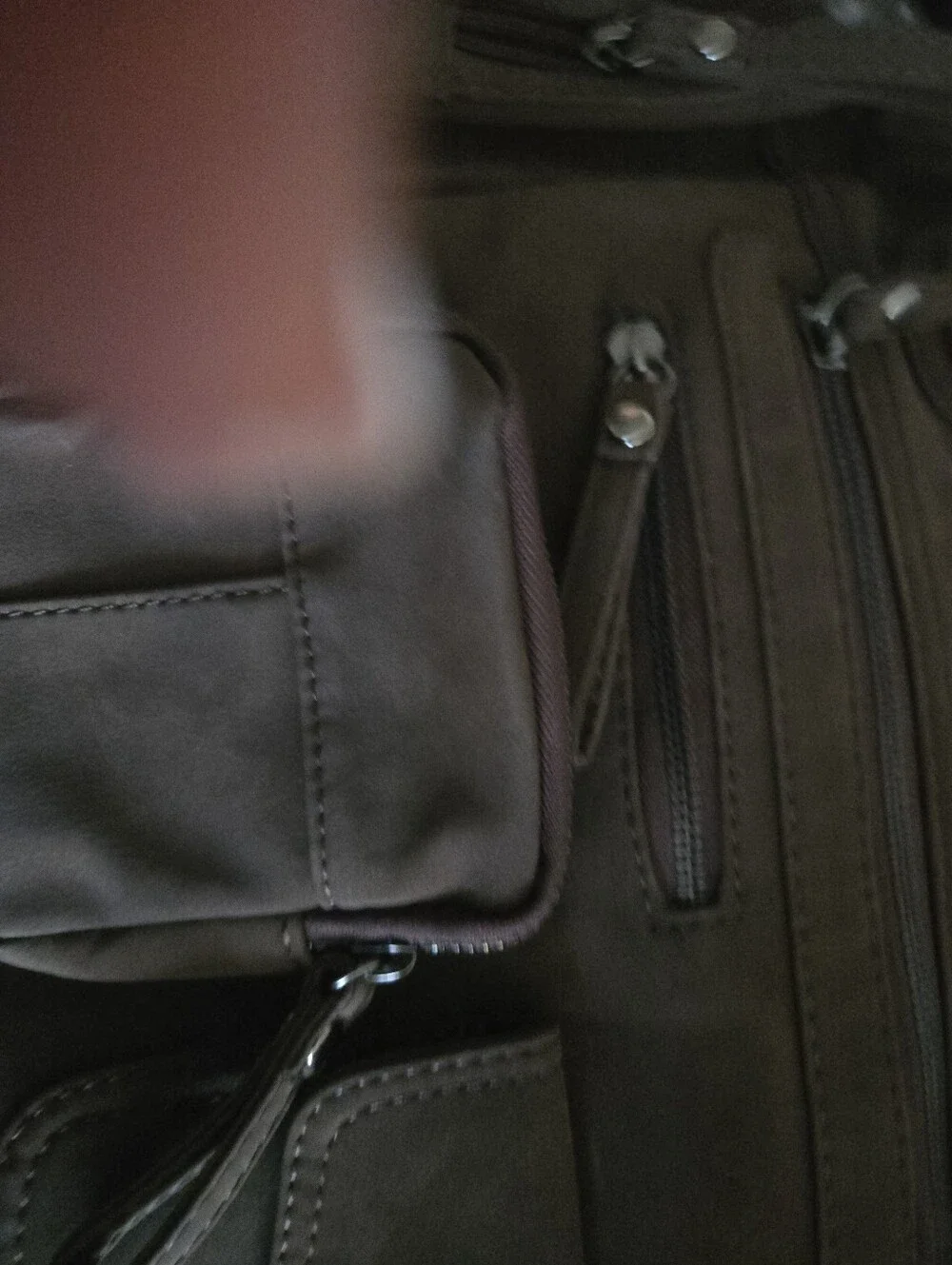 DARK BROWN VINTAGE FALL BAG